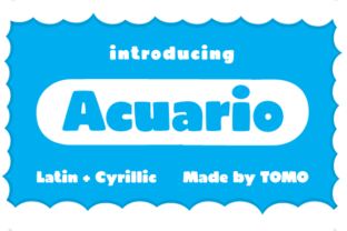 Acuario Font for Kids-Themed Brand Campaigns