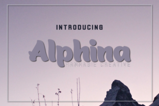 Alphina Font: A Display Typeface for Memorable Branding and Campaigns