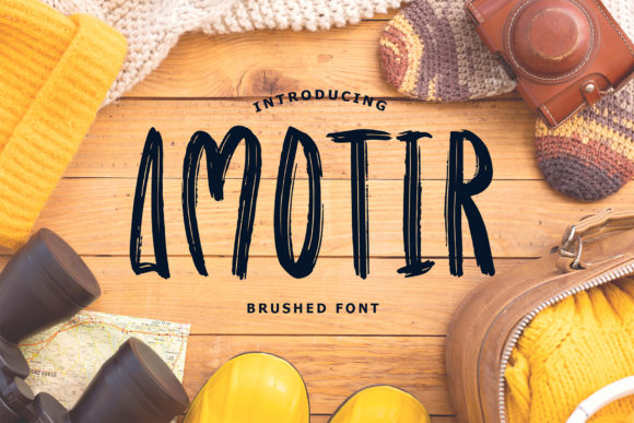 Amotir Display Font Review for Branding Projects