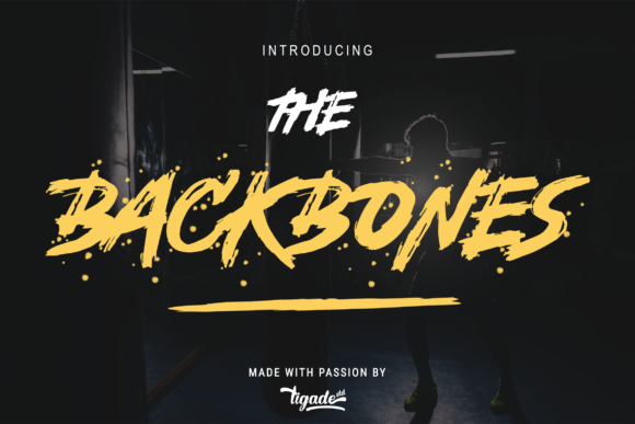 Backbones Font: A Bold Typeface for Branding and Display Design