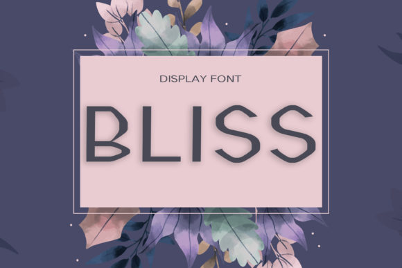 Bliss Font: A Modern Typeface for Memorable Branding