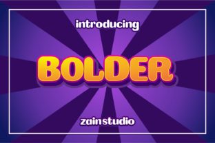 Bolder Font: A Playful Yet Strong Typeface for Business Branding