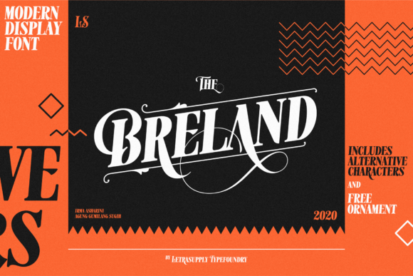 Breland Display Font for Sophisticated Makers and Designers