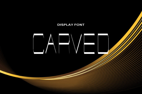 Carved Font Review: A Modern Display Typeface for Creative Projects
