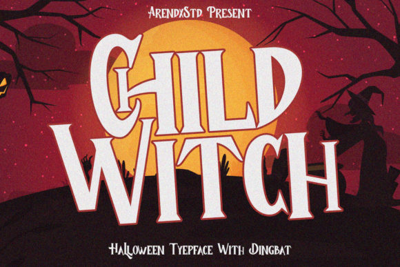 Child Witch Font: A Bold and Spooky Typeface for Halloween Branding