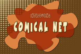 Comical Net Font: A Display Typeface for Engaging Editorial Design