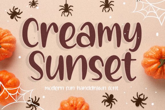 Creamy Sunset: A Timeless Handwritten Display Font