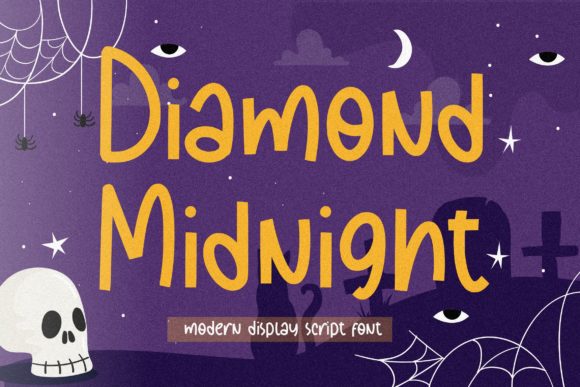 Diamond Midnight Font for Memorable Branding and Display