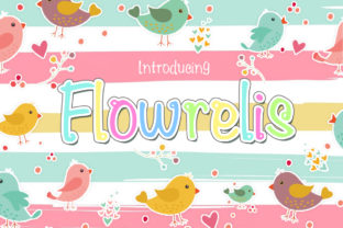 Flowrelis Font: A Playful Typeface for Polished Branding