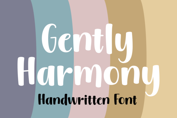 Gently Harmony Display Font for Creative Branding Projects