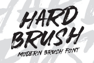 Hardbrush Font Review: Raw Energy for Display Design