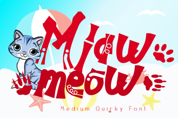 Miawmeow: A Cheerful Font for Editorial Design