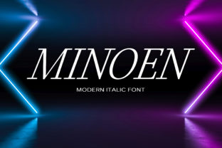 Minoen Font for Modern Makers and Creative Shops