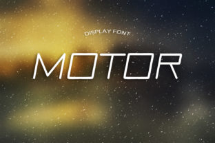 Motor Typeface for Modern Brand Identity