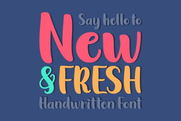 New Fresh Font for Modern Branding Projects