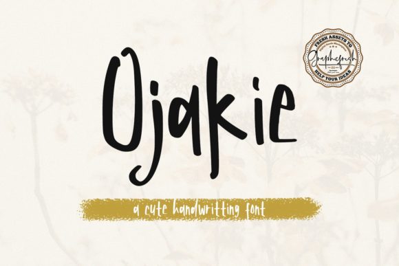 Ojakie Display Font: A Jolly Typeface for Eye-Catching Campaigns