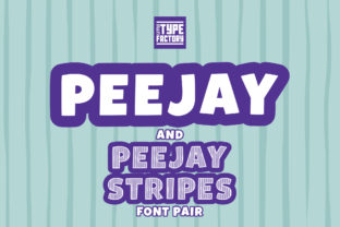 Peejay Peejay Stripes Font for Vibrant Brand Campaigns