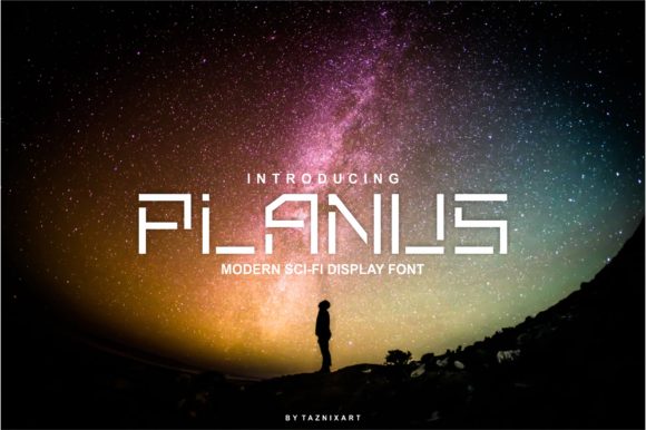 Planus Font: A Bold Choice for Cyberpunk Branding