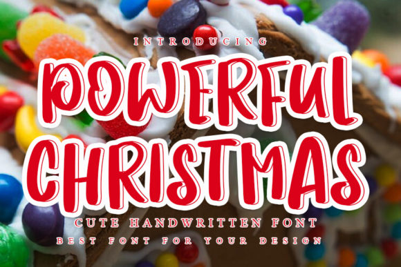 Powerful Christmas: A Versatile Display Font for Creative Projects