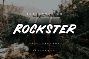 Rockster Font: A Bold Display Typeface for Crafters and Sellers