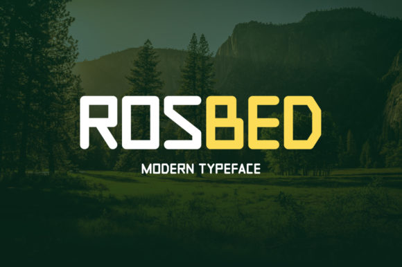Rosbed Font for Modern Editorial Design