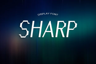 Sharp Display Font: Alien Aesthetics for Scroll-Stopping Digital Campaigns