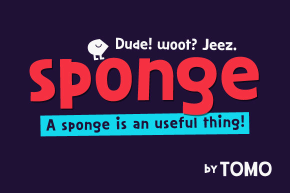 Sponge Display Font for Bold Branding and Editorial Designs