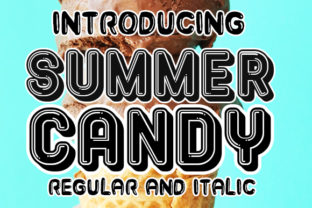Summer Candy Font: A Display Typeface for Memorable Campaigns