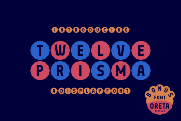 Twelve Prisma Font: A Modern Display Typeface for Small Business Branding