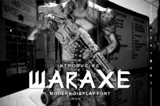 Waraxe Font: A Bold Display Typeface for Digital Branding