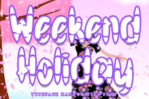 Weekend Holiday Font: A Playful Display Typeface for Creative Makers