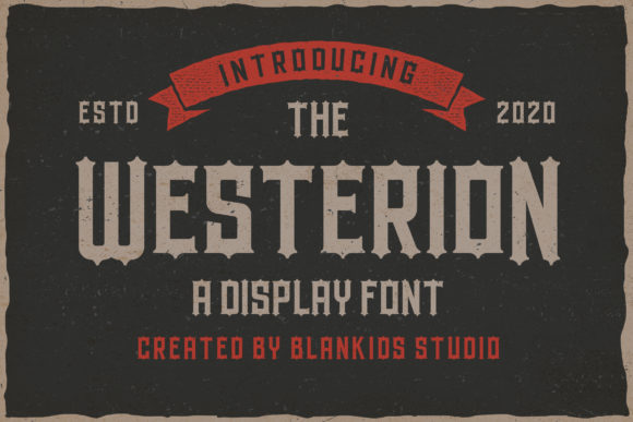 Westerion Font: A Bold Display Typeface for Creative Branding Projects