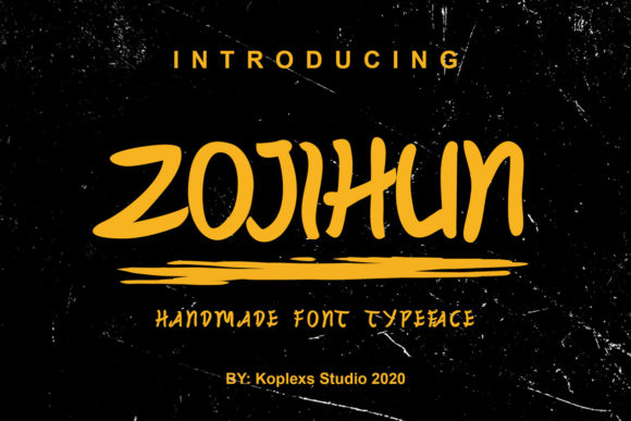 Zojihun Font: Bold and Unique for Creative Projects
